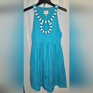 Milly of New York Blue Sweater Dress Sz M NWOT